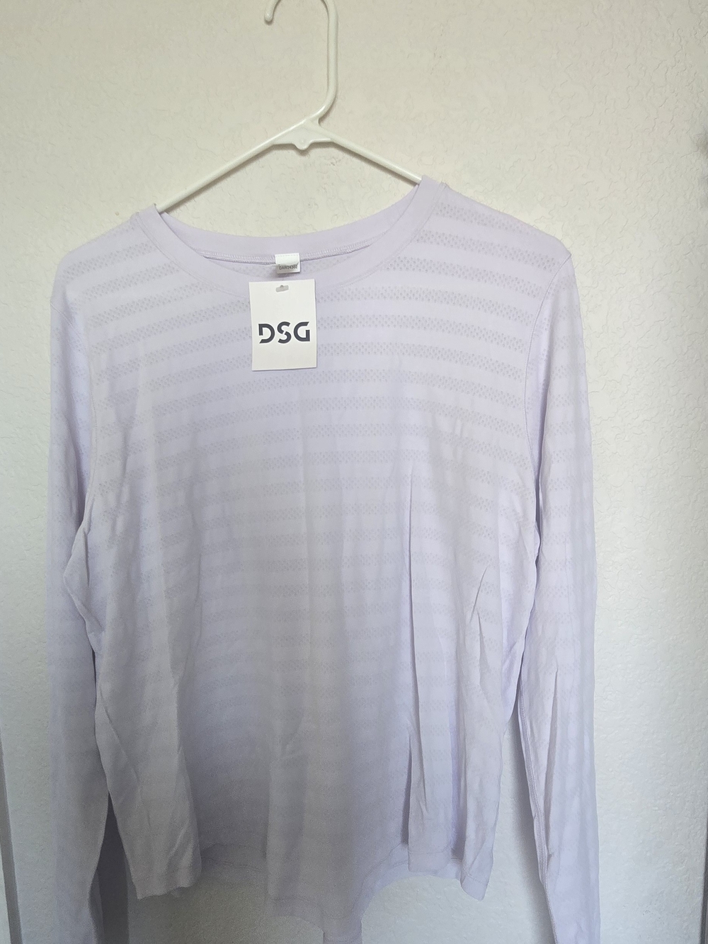 DSG Light Lavender Long Sleeve Crewneck Top - Women